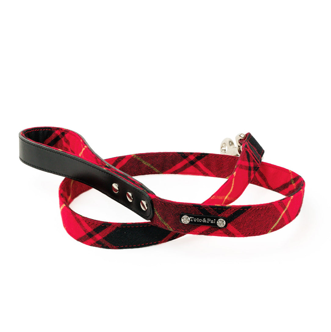 Leti Check Red Lead