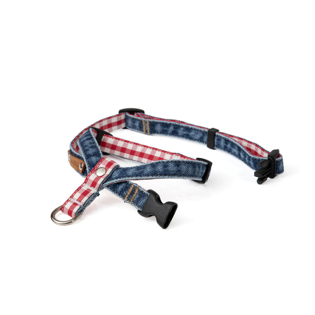 Denim Neck Harness