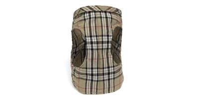 Beige Check Body Harness