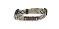 Beige Check Collar