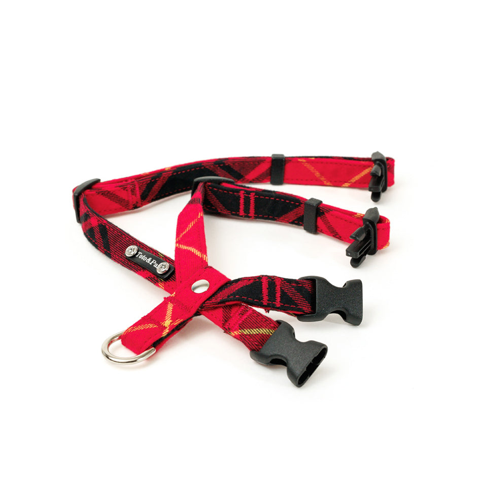 Leti Check Neck Harness