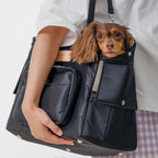 Black Dog Carrier Backpack