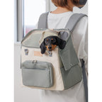 Canvas Dog Carrier Backpack