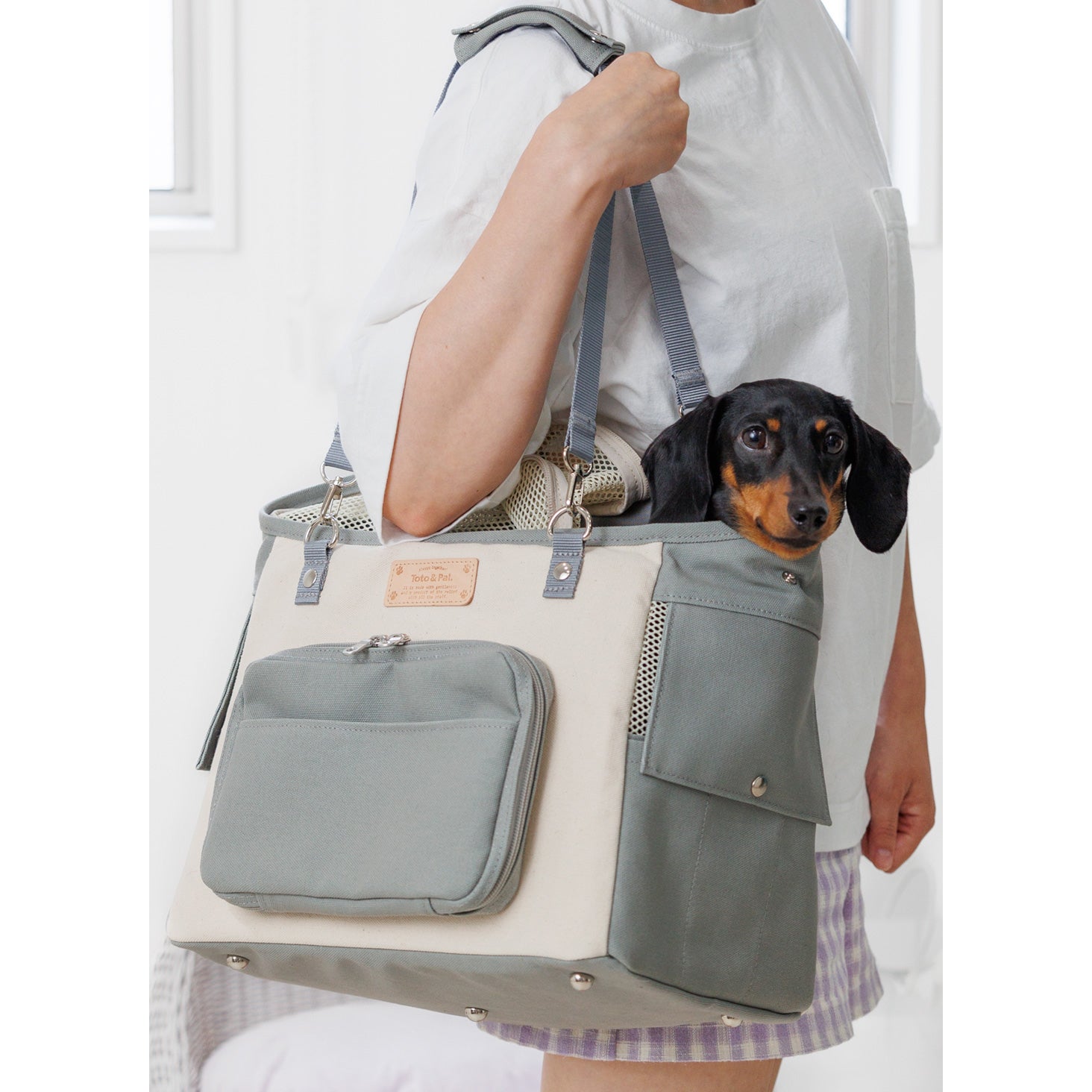 Canvas Dog Carrier Backpack