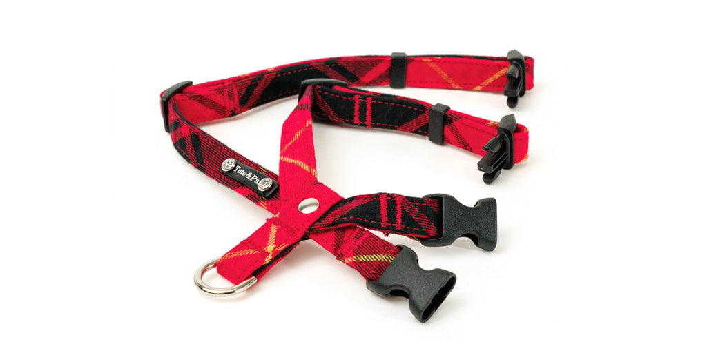 Leti Check Neck Harness