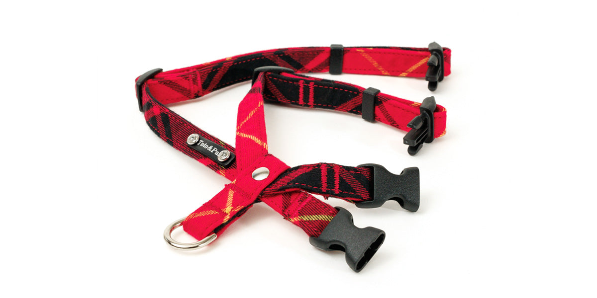 Leti Check Neck Harness