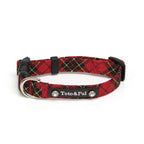 Red Tartan Check Collar