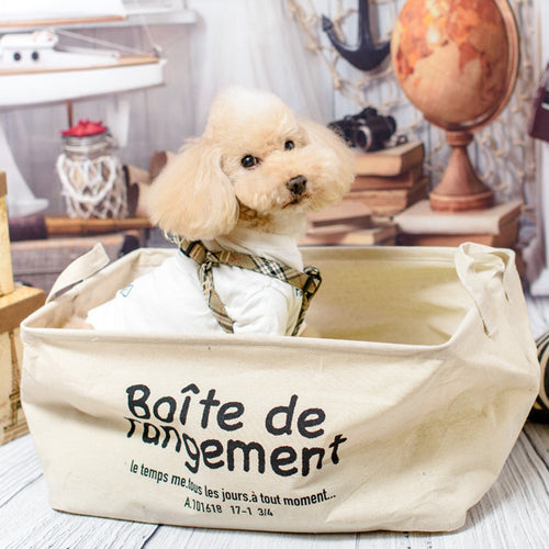 Beige check Step In Harness